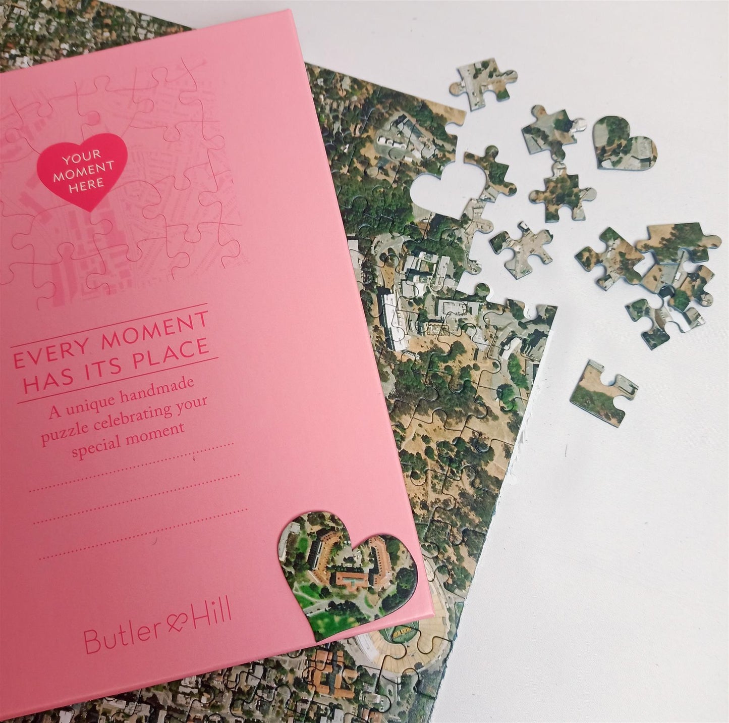 We First Met Here - Hometown USA Map Puzzle