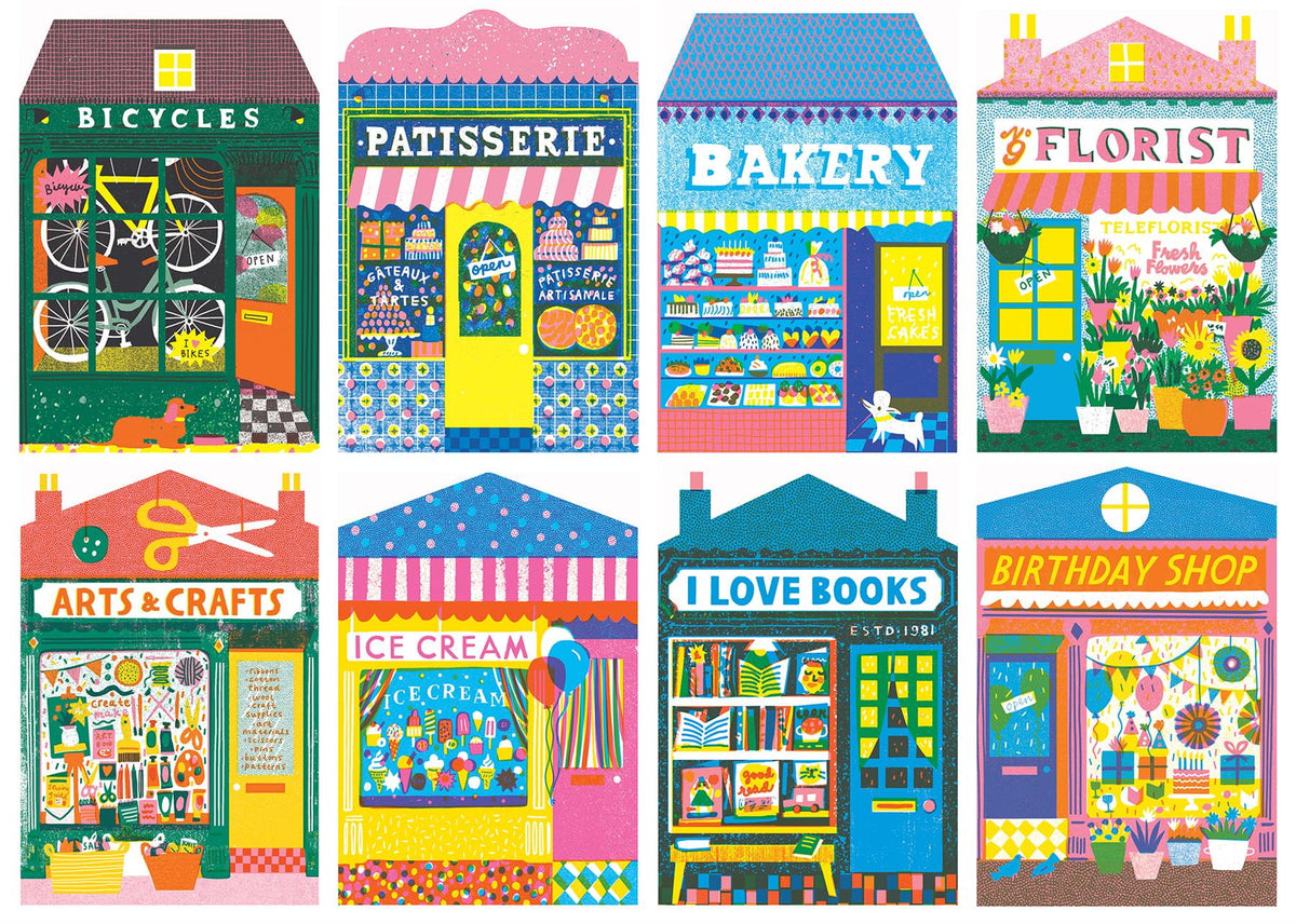 Shops 1000 Piece Jigsaw Puzzle