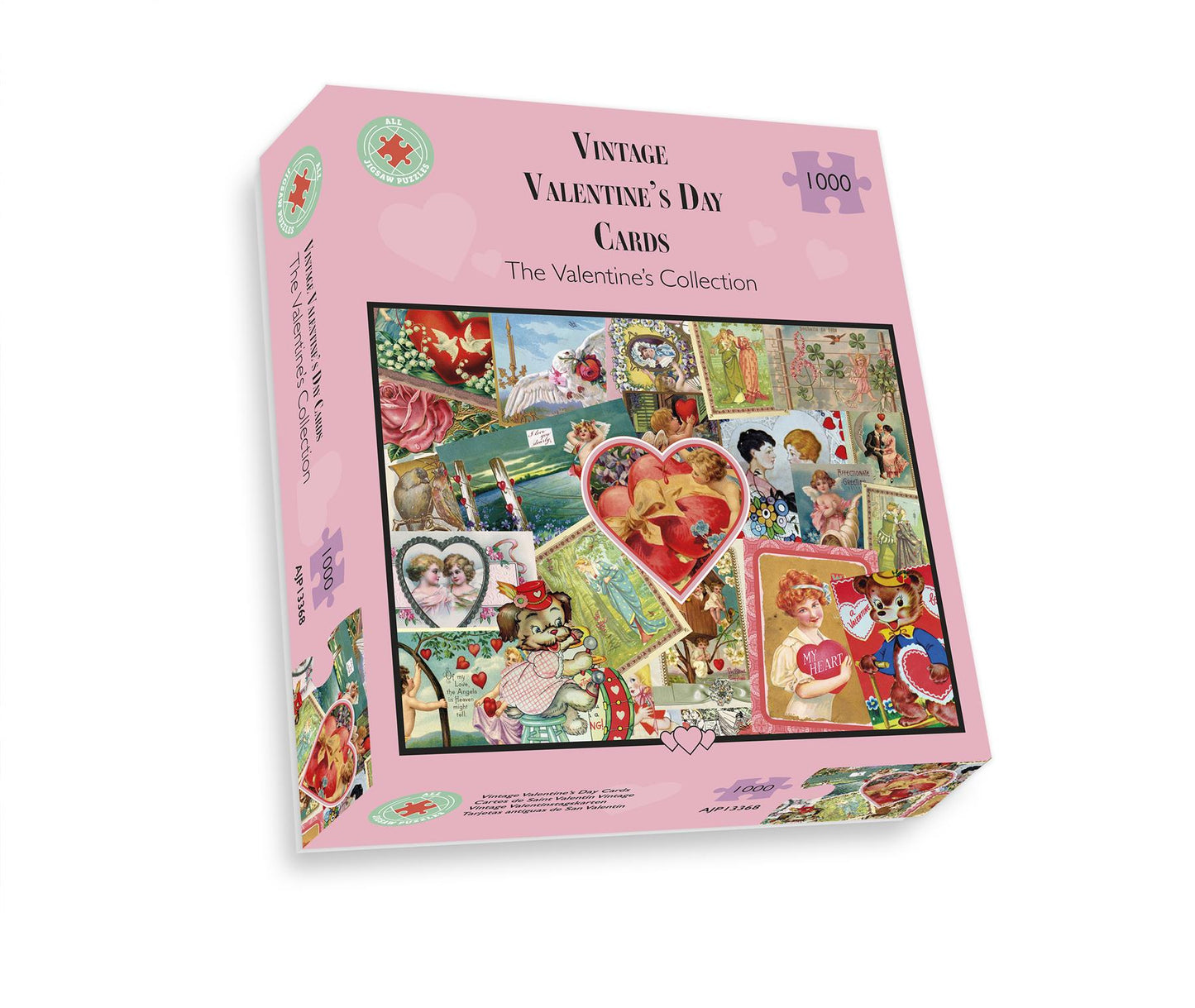 Vintage Valentine's Cards 1000 (Jan 23 AJP Subscription)Piece Jigsaw Puzzle