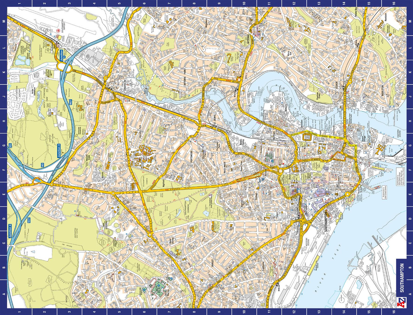 A to Z Map of  Southampton 1000 Piece Jigsaw