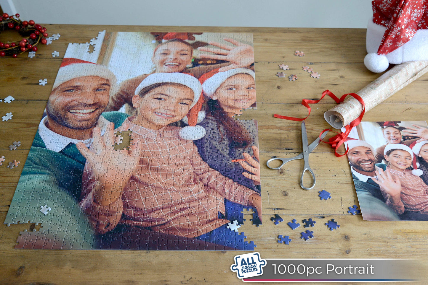 Personalised Photo Jigsaw Puzzle 1000 / 500 / 400 / 200 / 100 Pieces