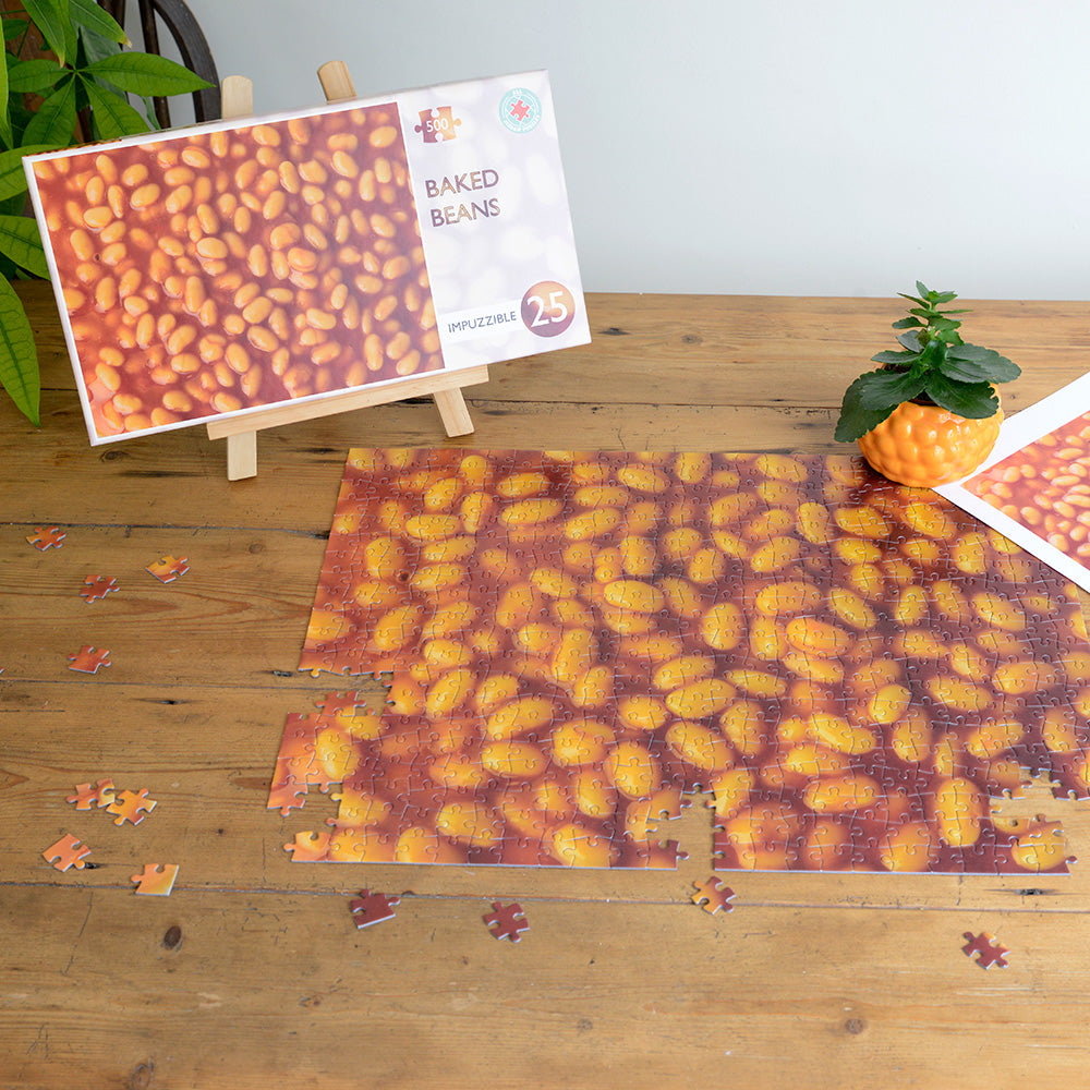 Baked Beans - Impuzzible No.25 - 1000 or 500 Piece Jigsaw Puzzle