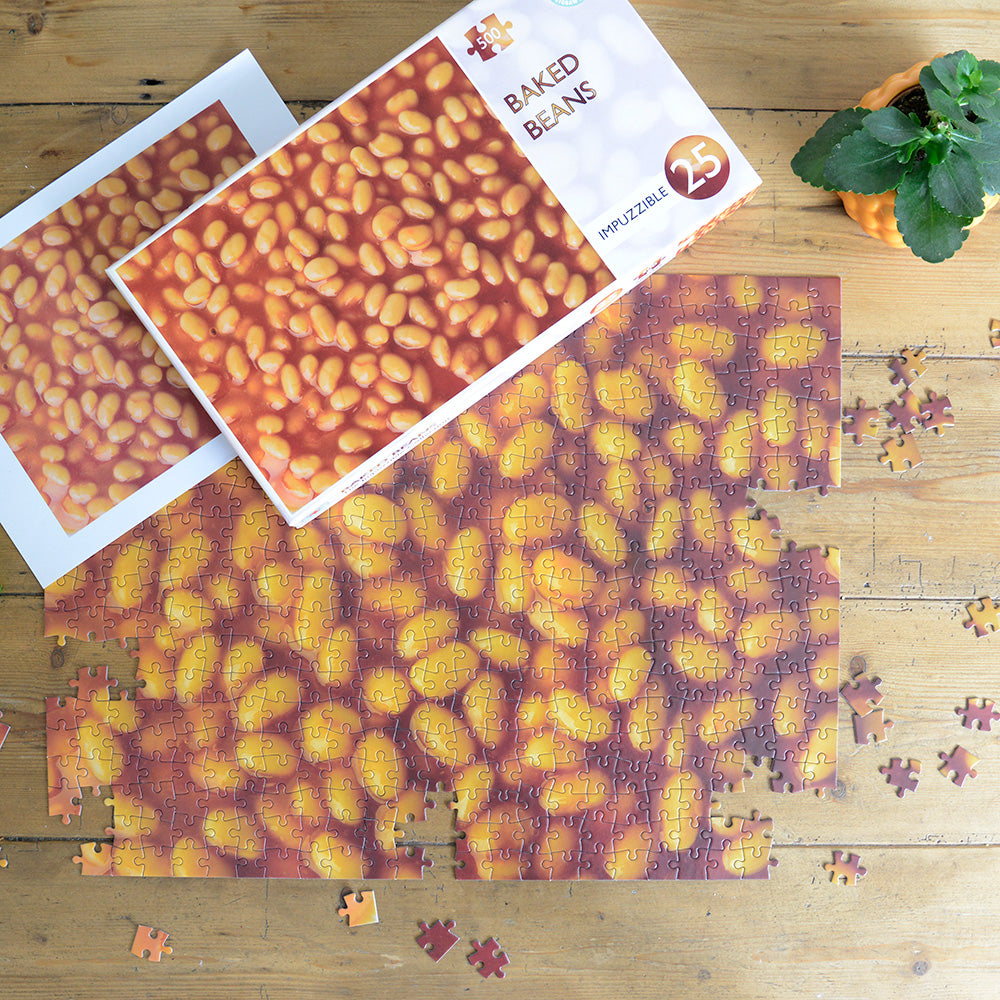 Baked Beans - Impuzzible No.25 - 1000 or 500 Piece Jigsaw Puzzle