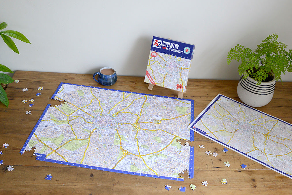 A-Z Map of Coventry 1000 Piece Jigsaw