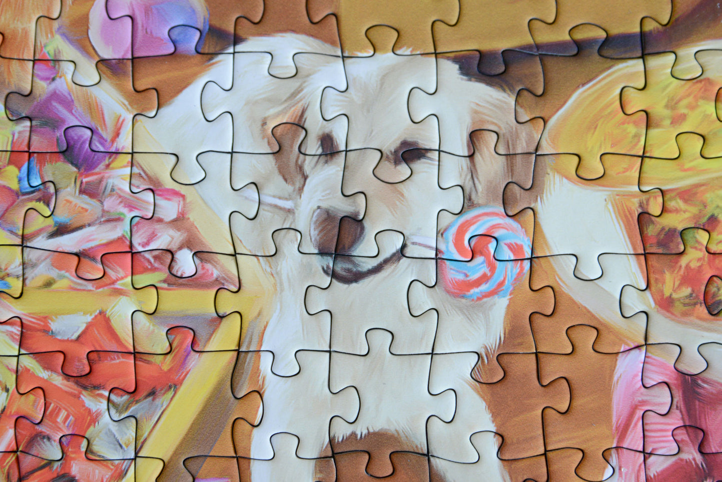 Candy Shop Carnage 1000 Piece 1000 Piece Jigsaw Puzzle