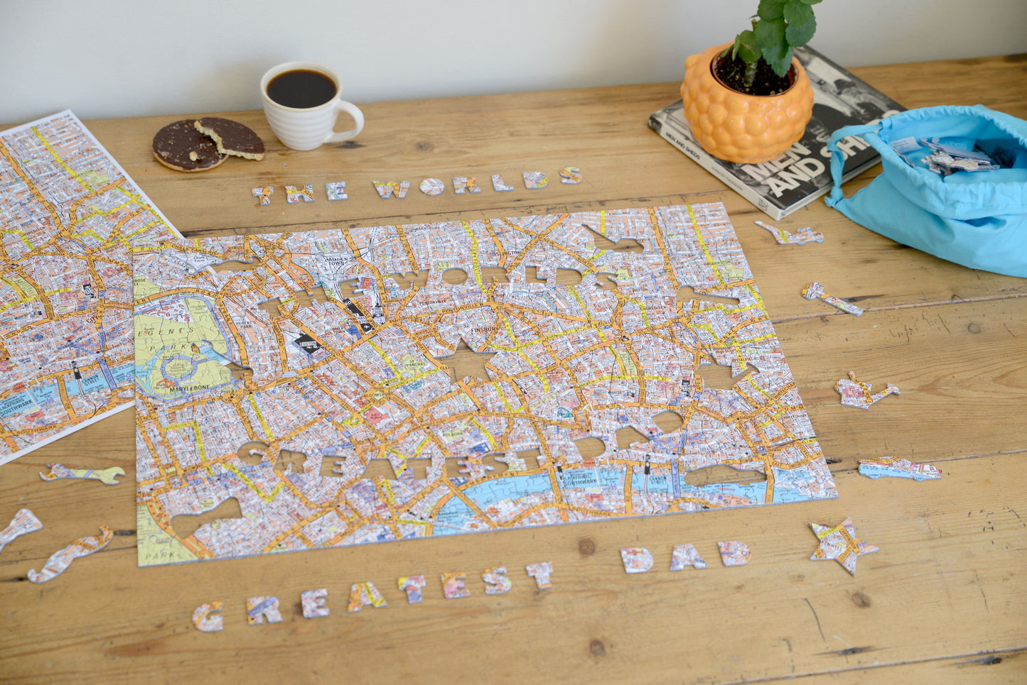 Hometown Best Dad in The World Jigsaw Puzzle