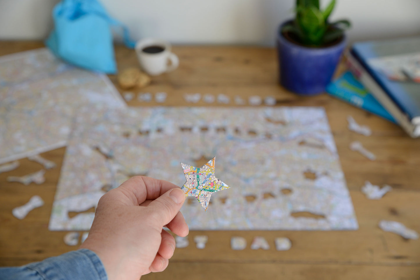 Hometown Best Dad in The World Jigsaw Puzzle