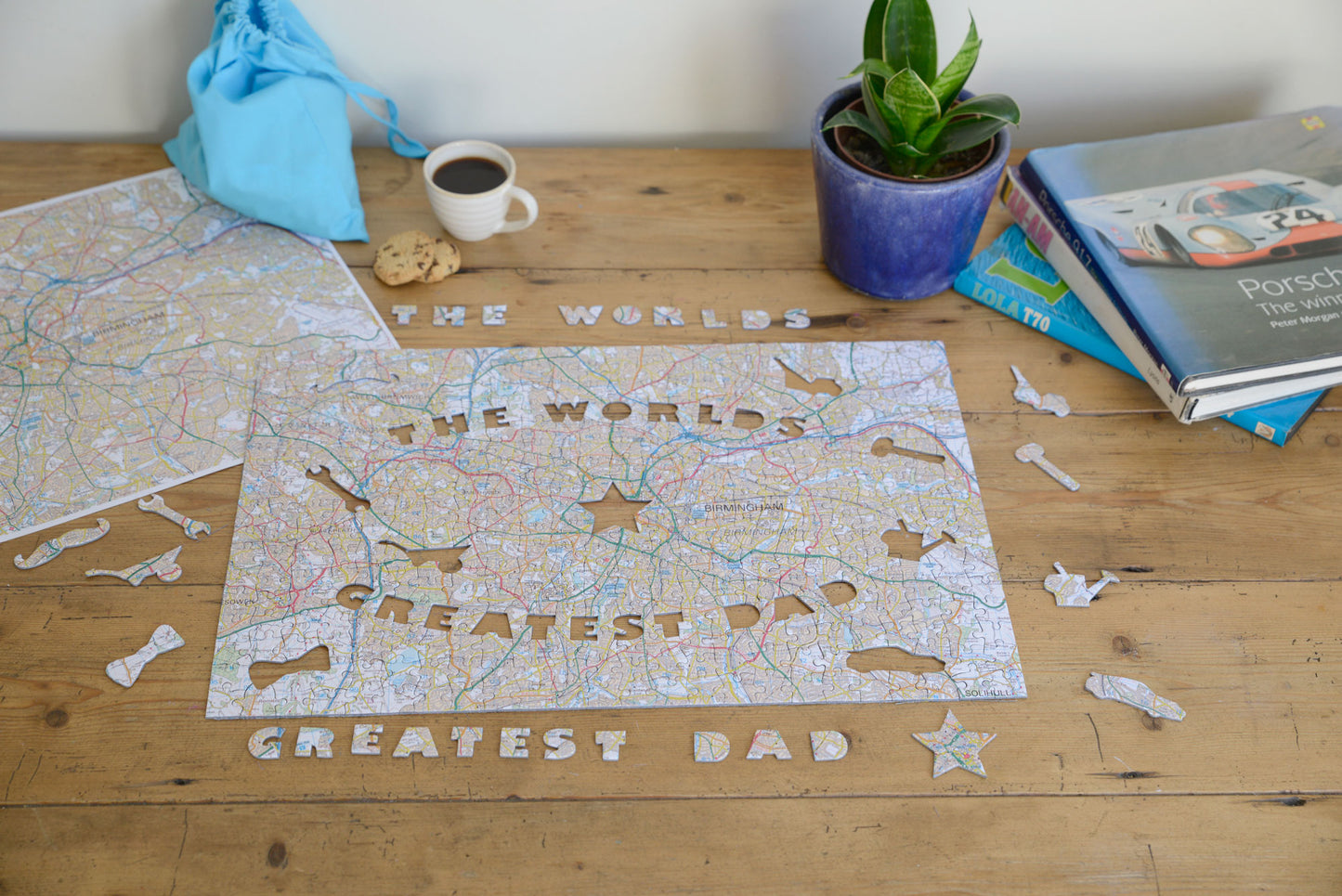 Hometown Best Dad in The World Jigsaw Puzzle