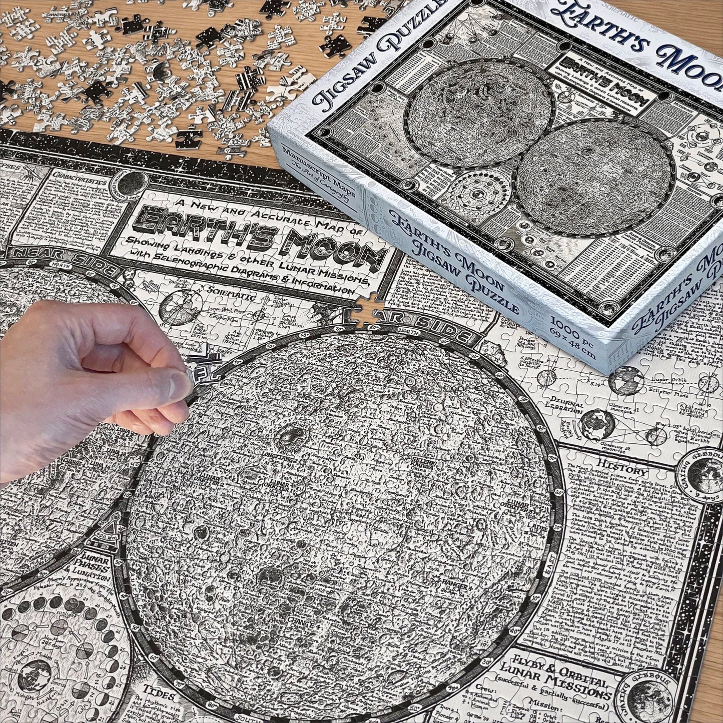 Moon Map Jigsaw
Puzzle - 1000 pieces