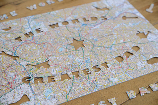 Hometown Best Dad in The World Jigsaw Puzzle