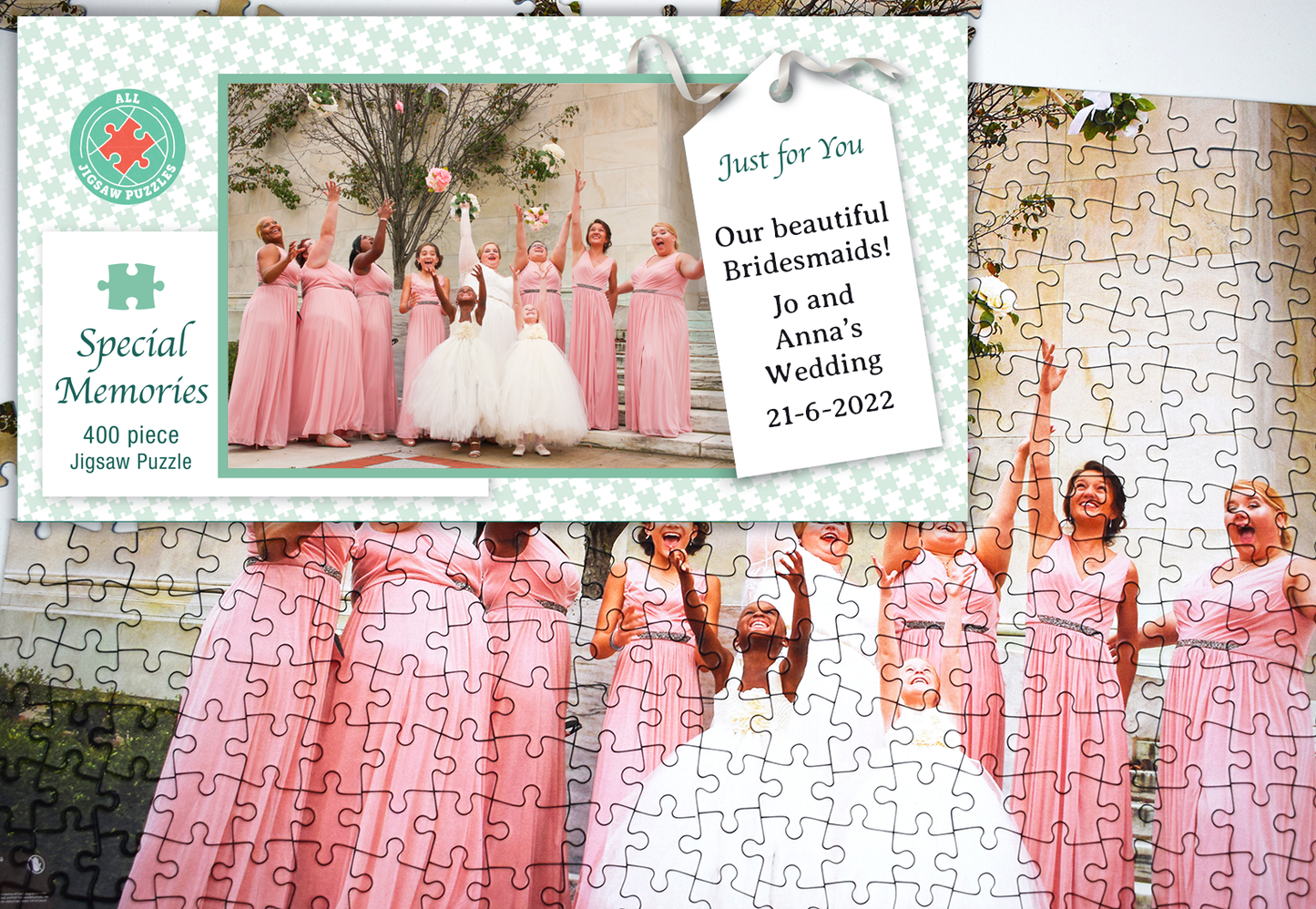 Personalised 400 Piece Photo Jigsaw Puzzle