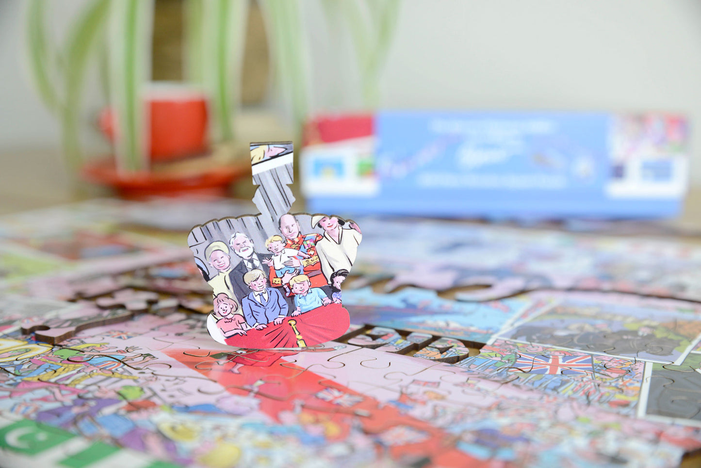 The Telegraph The Queen's Platinum Jubilee 2022 According to Blower 1000 or 300 Piece Jigsaw Puzzle