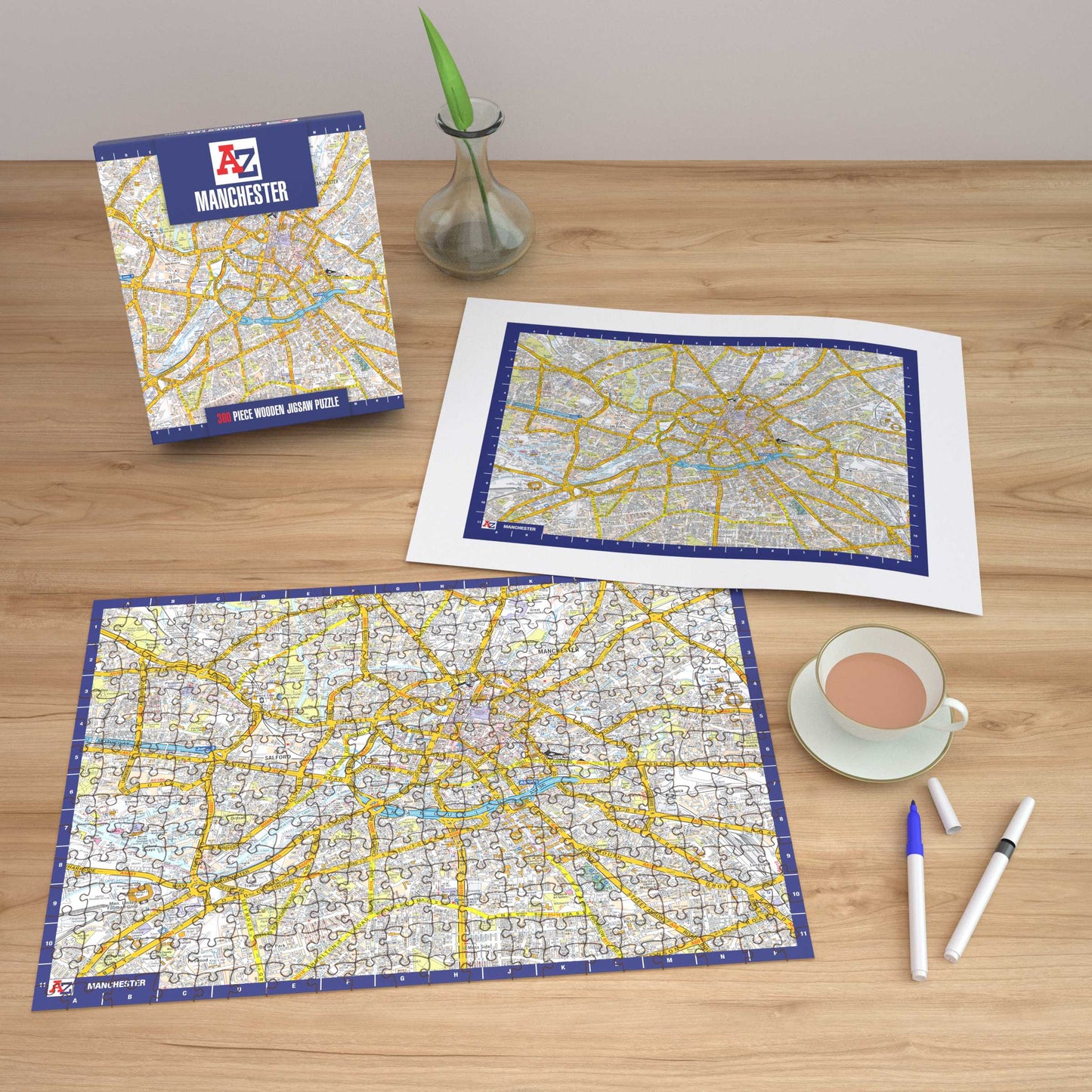 A-Z Map of Birmingham 1000 or 300 Piece Jigsaw