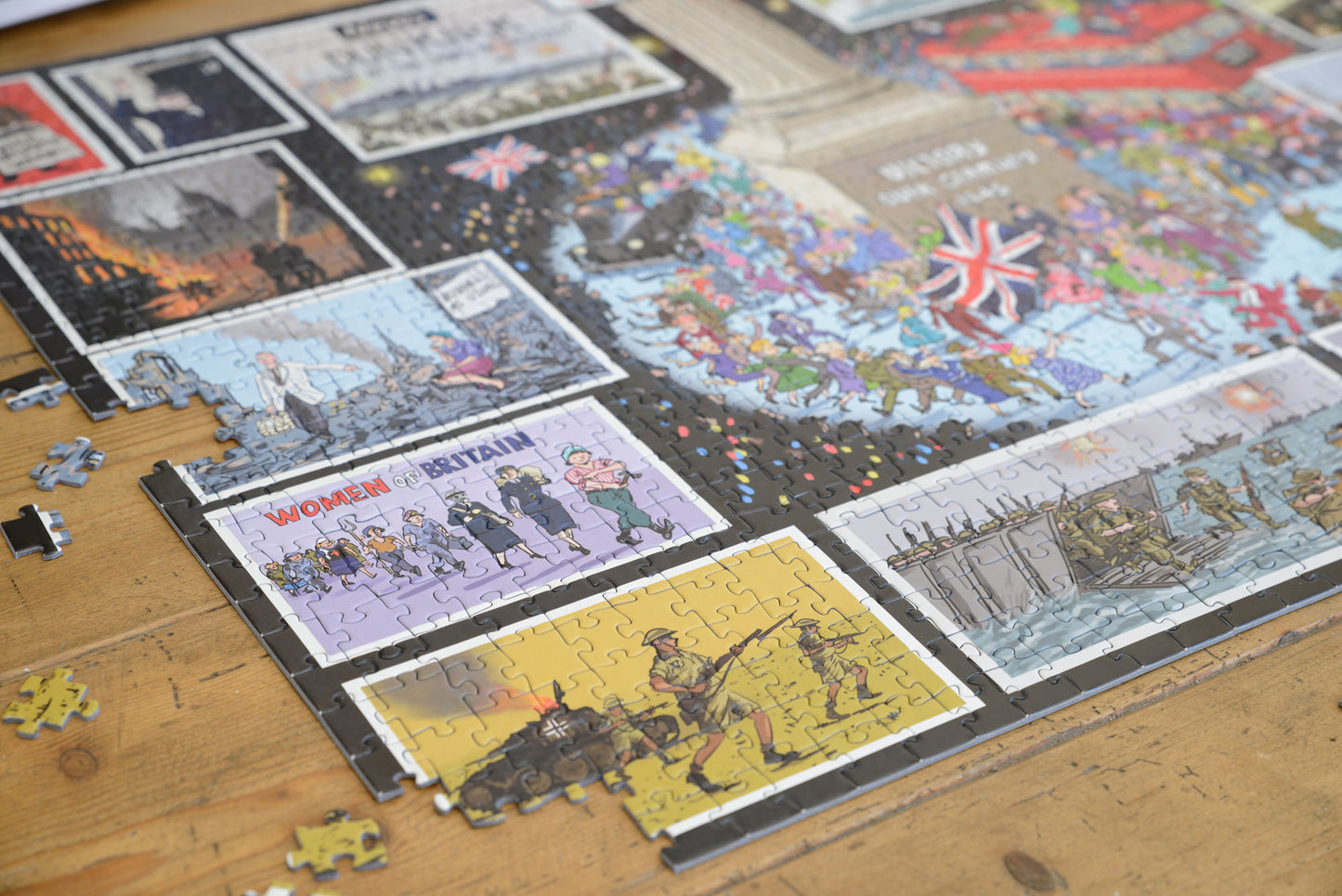 The Telegraph VE Day 80th Anniversary According to Blower 1000 or 300 Piece Jigsaw Puzzle
