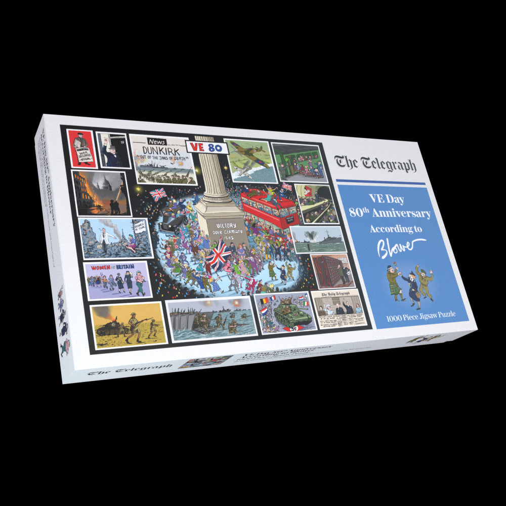 The Telegraph VE Day 80th Anniversary According to Blower 1000 or 300 Piece Jigsaw Puzzle