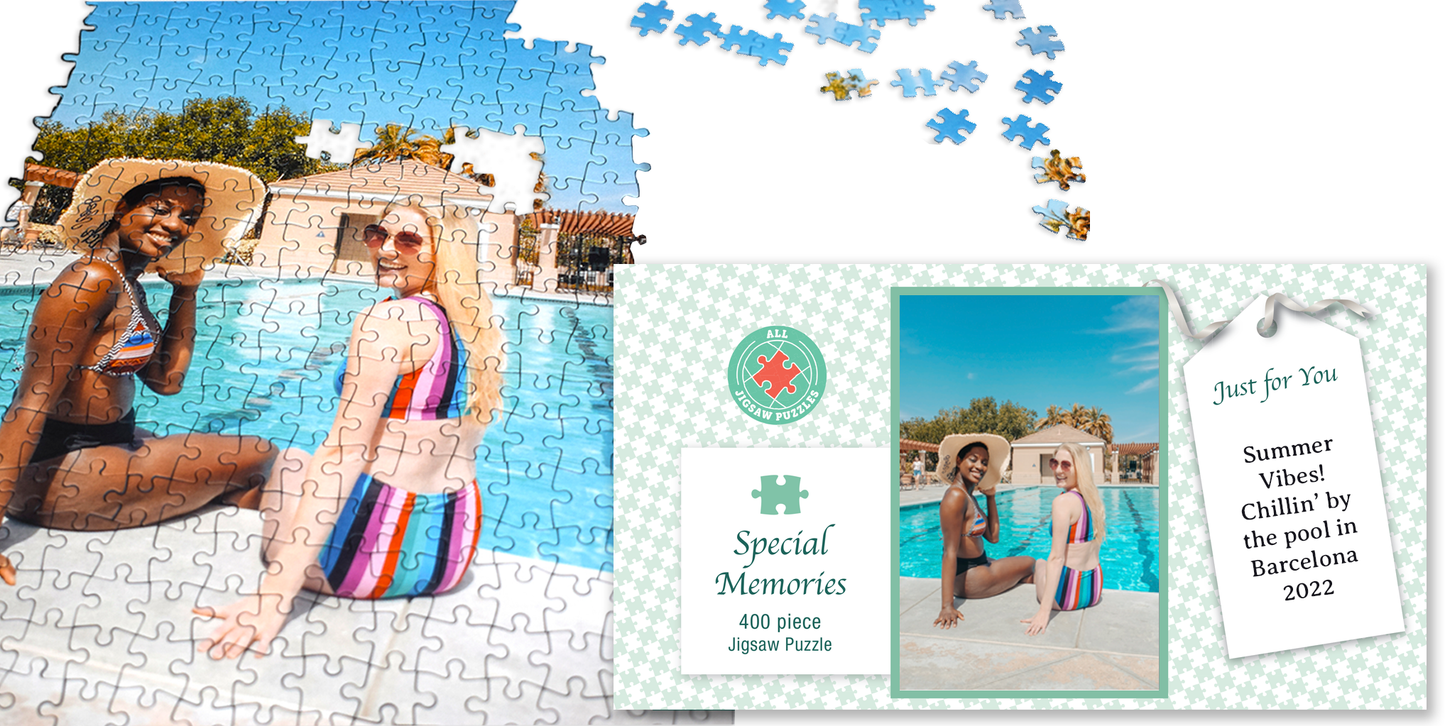 Personalised 400 Piece Photo Jigsaw Puzzle