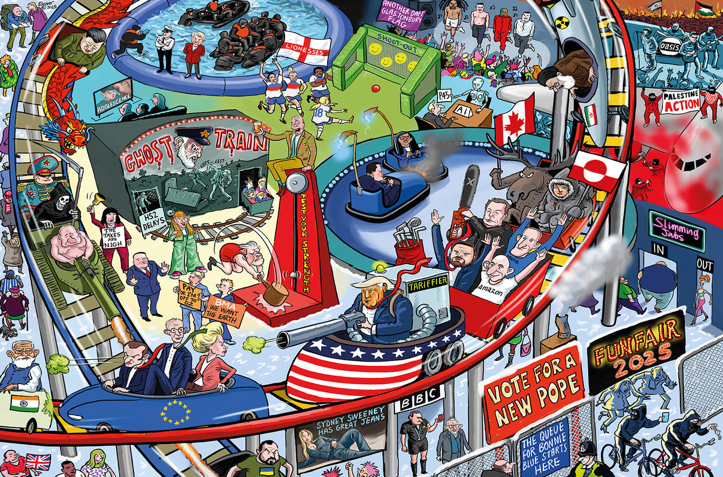 PRE-ORDER The Telegraph 2025 According to Blower 1000 or 300 Piece Jigsaw Puzzle