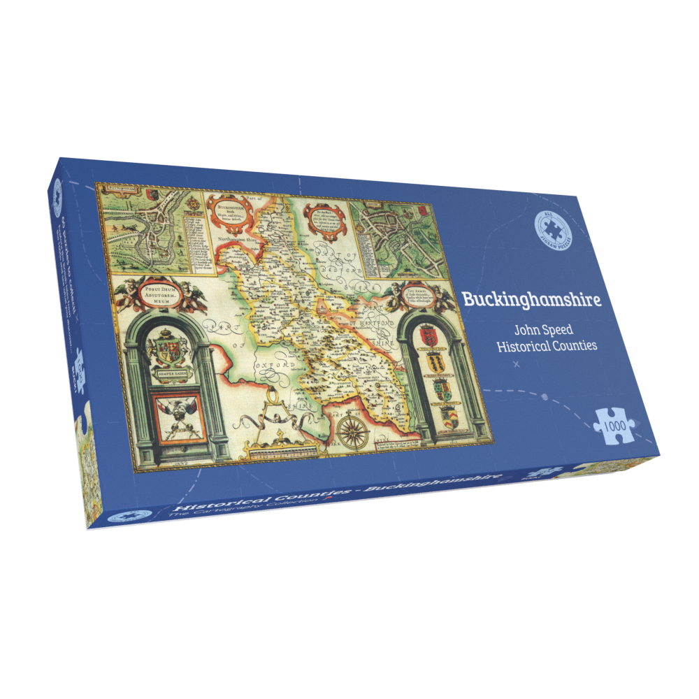 Buckinghamshire Historical Map 1000 Piece Jigsaw Puzzle (1610)
