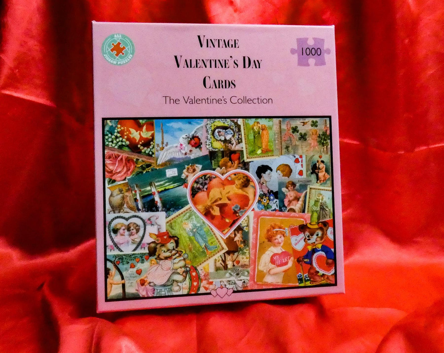 Vintage Valentine's Cards 1000 (Jan 23 AJP Subscription)Piece Jigsaw Puzzle