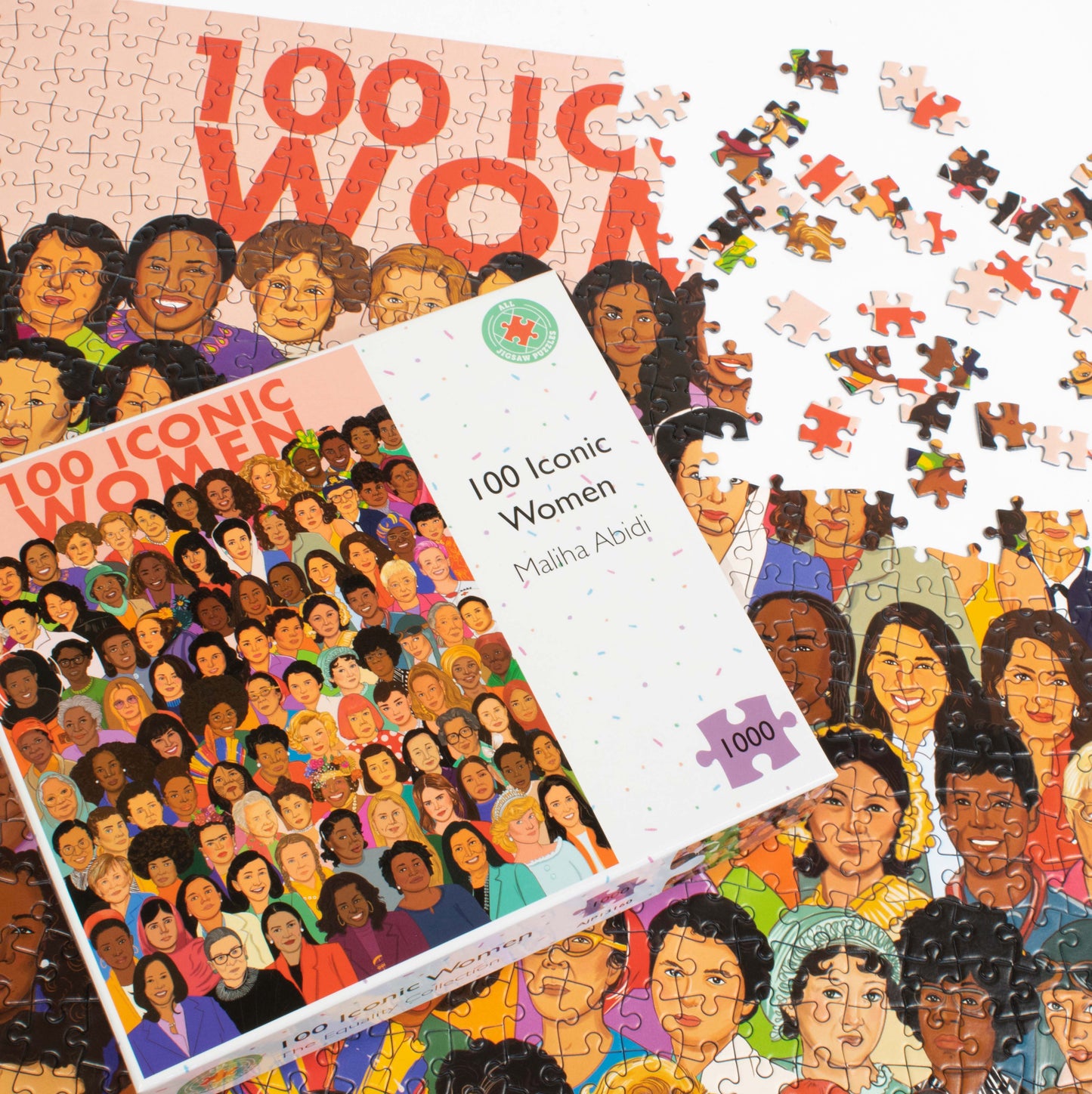 100 Iconic Women - 500 or 1000 Piece Jigsaw Puzzle