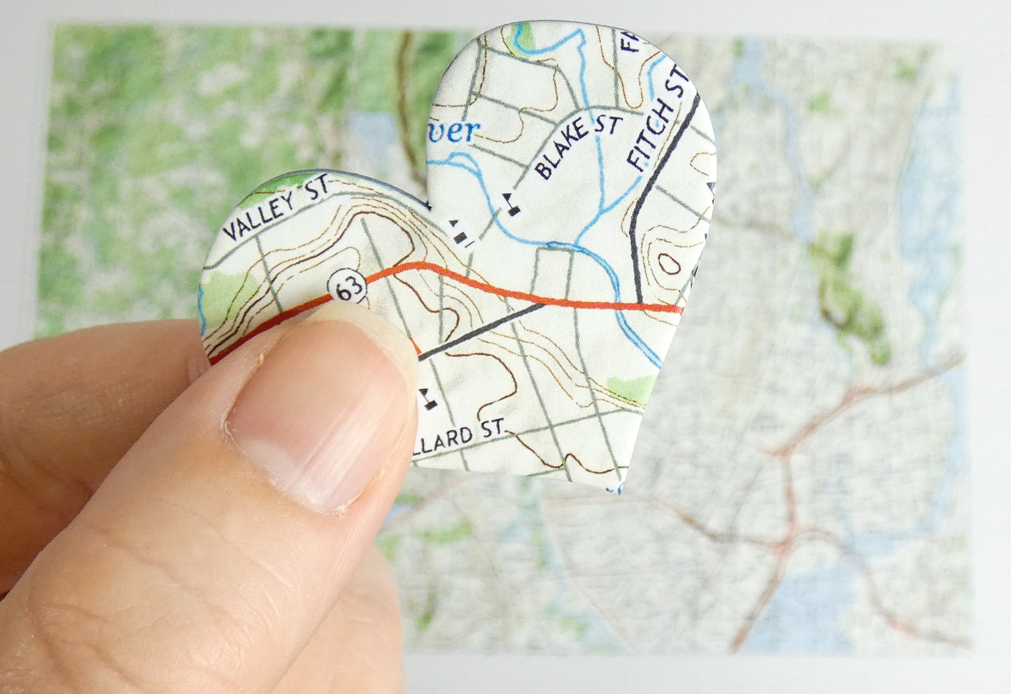 We First Met Here - Hometown USA Map Puzzle