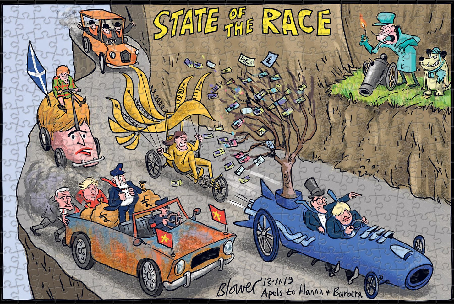 Telegraph Political Cartoons 400 Piece Jigsaw Puzzle 27