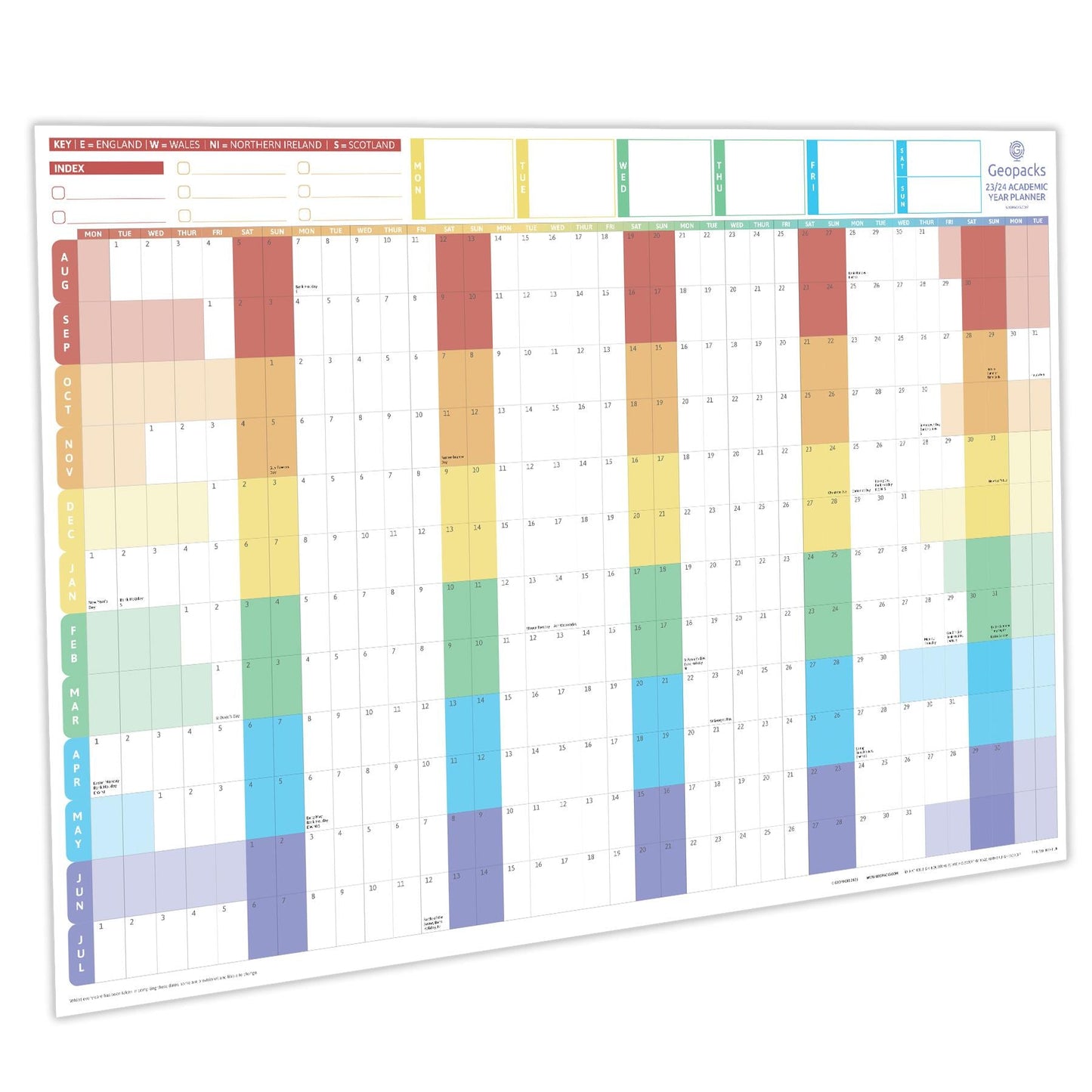 2023 / 2024 Academic Year Planner