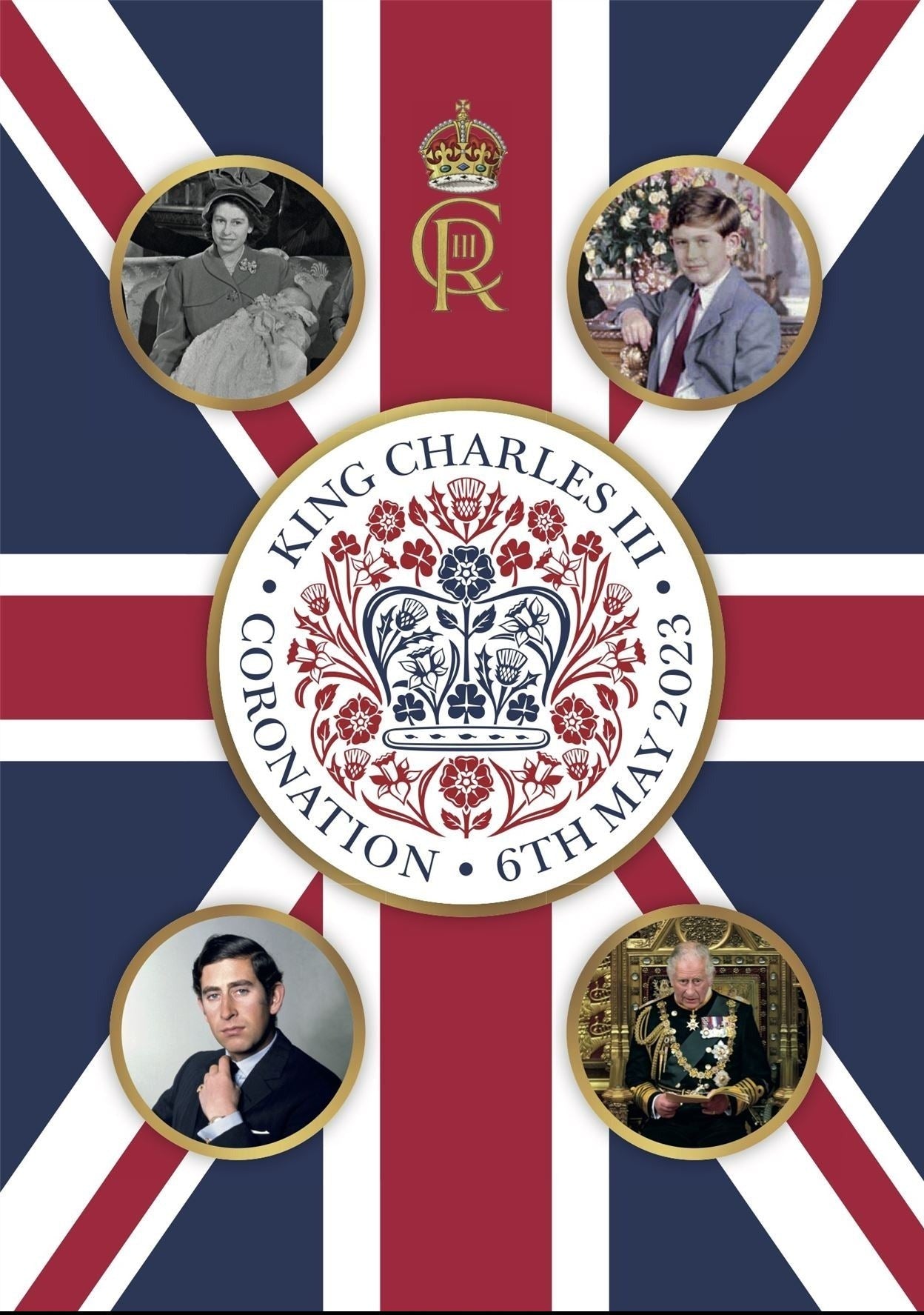 Kings Coronation Tea Towel