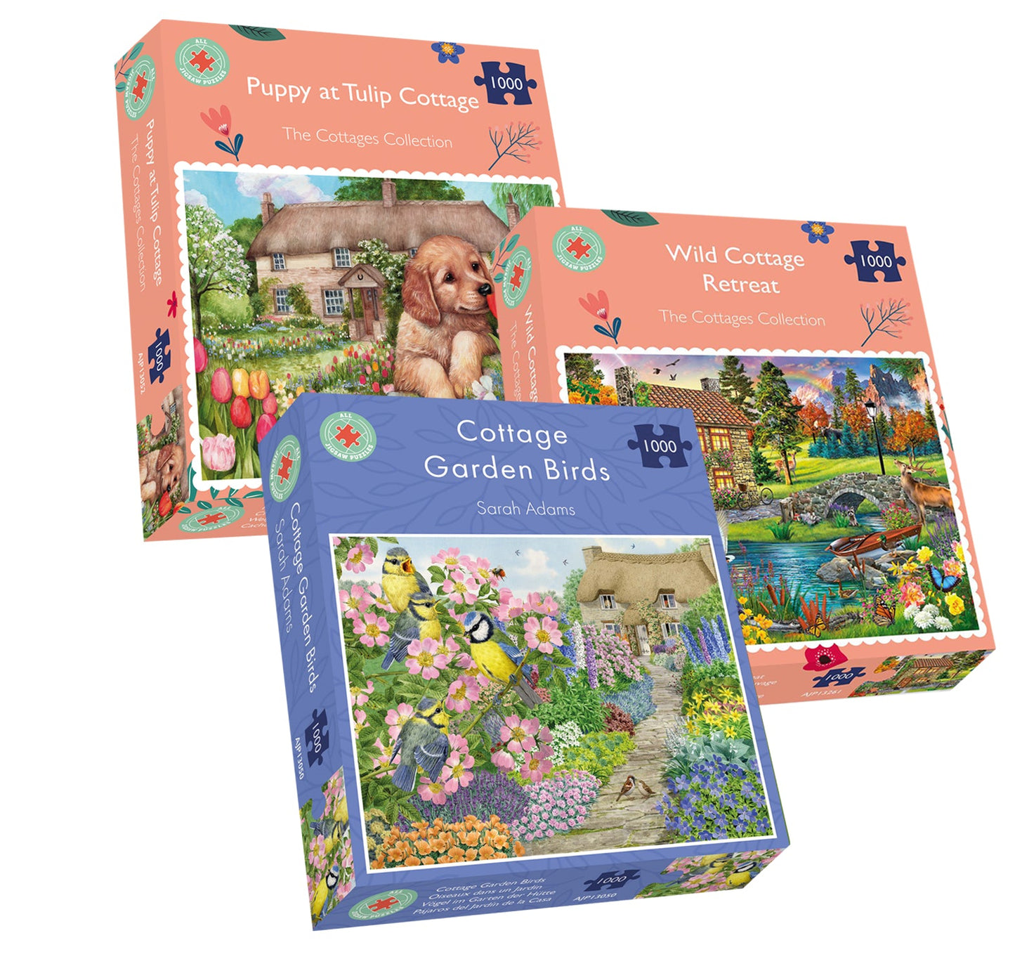 Cosy Cottages Jigsaw Puzzles Bundle Set