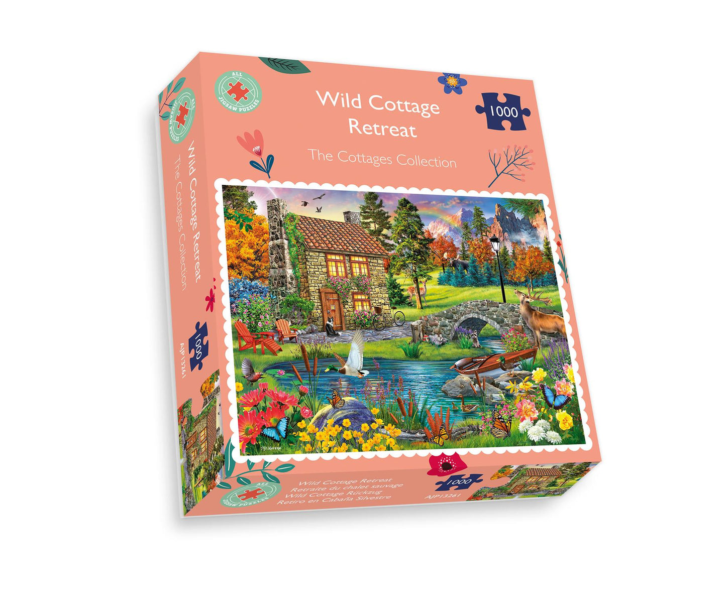 Wild Cottage Retreat 1000 Piece Jigsaw Puzzles box
