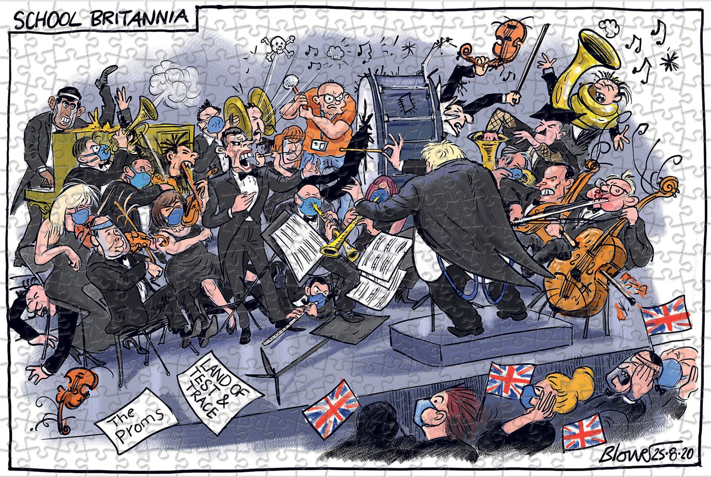 Telegraph Political Cartoons 400 Piece Jigsaw Puzzle 22