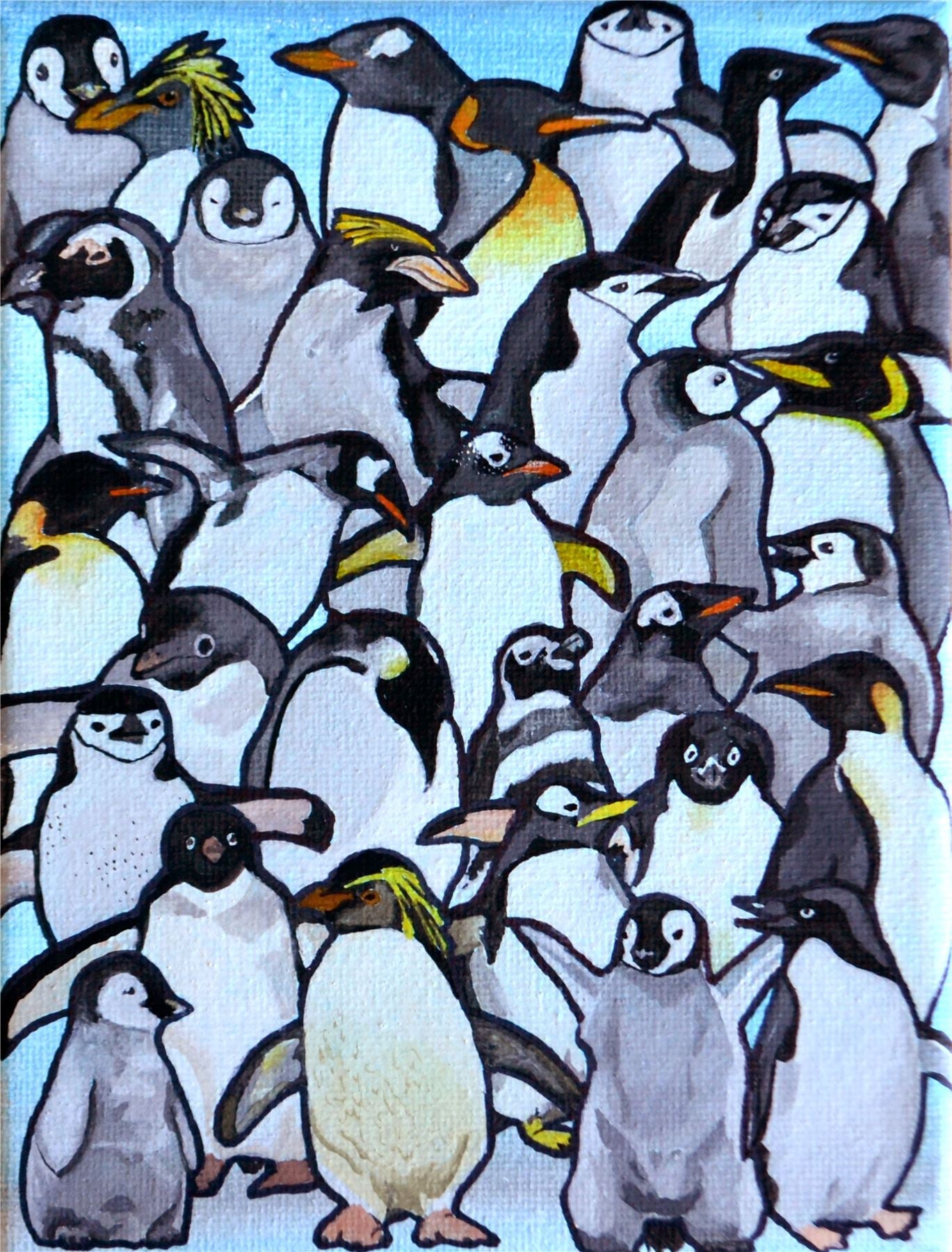 Penguins Galore 1000 Piece Jigsaw Puzzle
