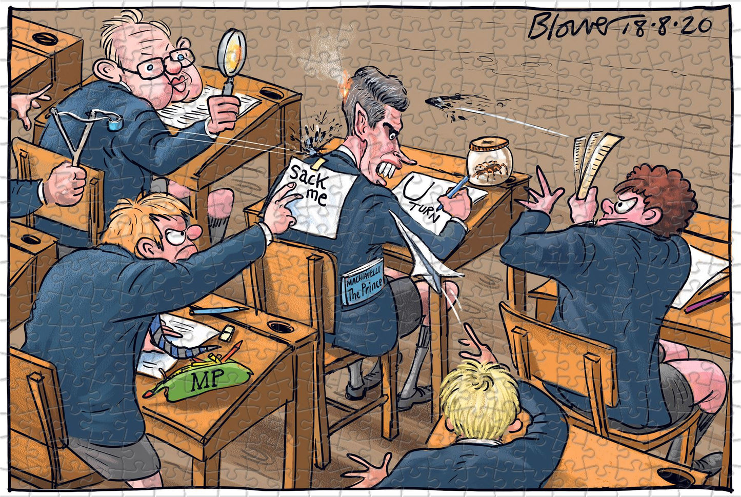 Telegraph Political Cartoons 400 Piece Jigsaw Puzzle 23