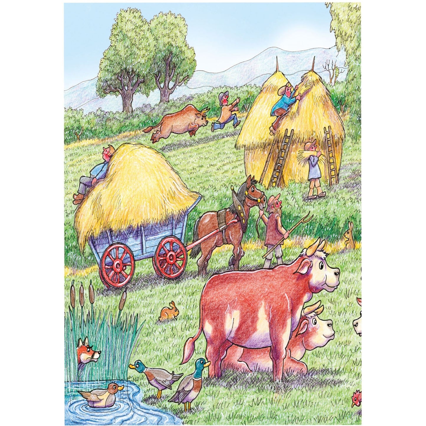 Wildermere Farm - Armand Foster 3 x 24 Piece Kids Jigsaw Puzzle 1