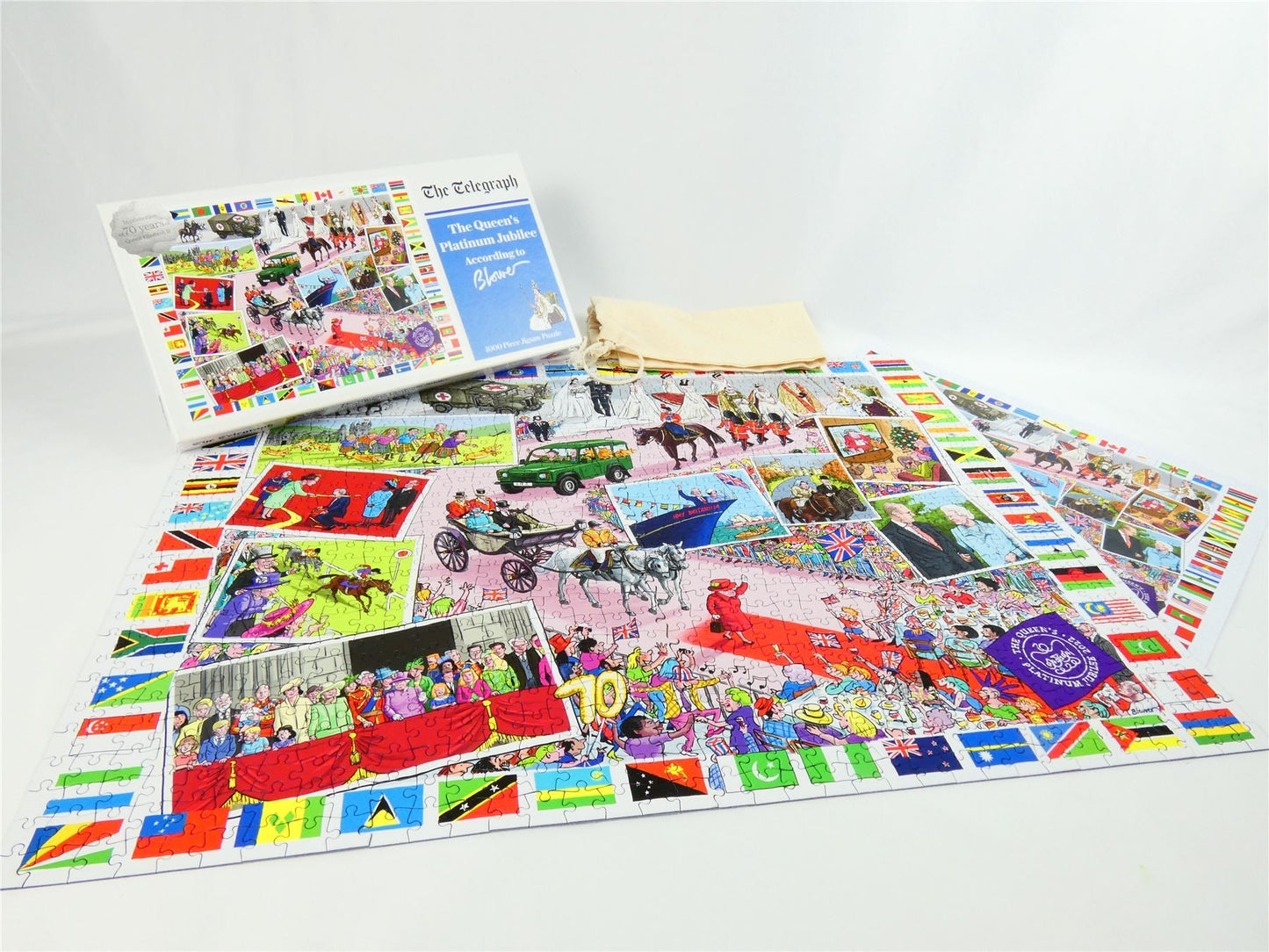 The Queen's Platinum Jubilee 2022 According to Blower Jigsaw Puzzle 2