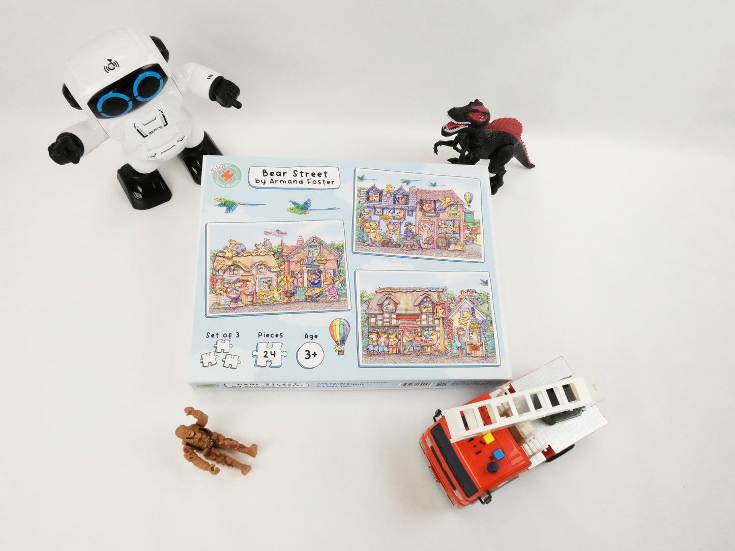 Bear Street - Armand Foster 3 x 24 Piece Kids Jigsaw Puzzle