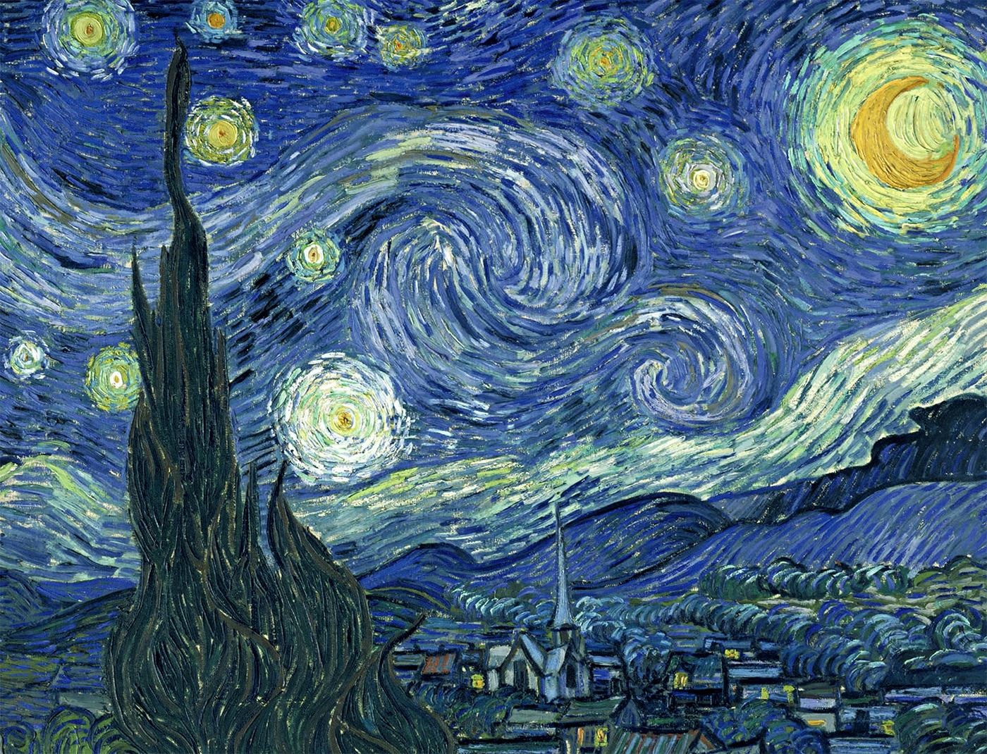 Starry Night by Vincent van Gogh Jigsaw Puzzle - 1000 pieces