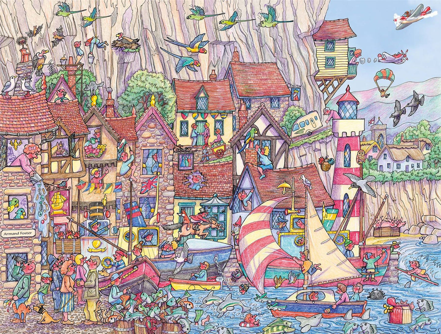 Comical Cove - Armand Foster 1000 Piece Jigsaw Puzzle