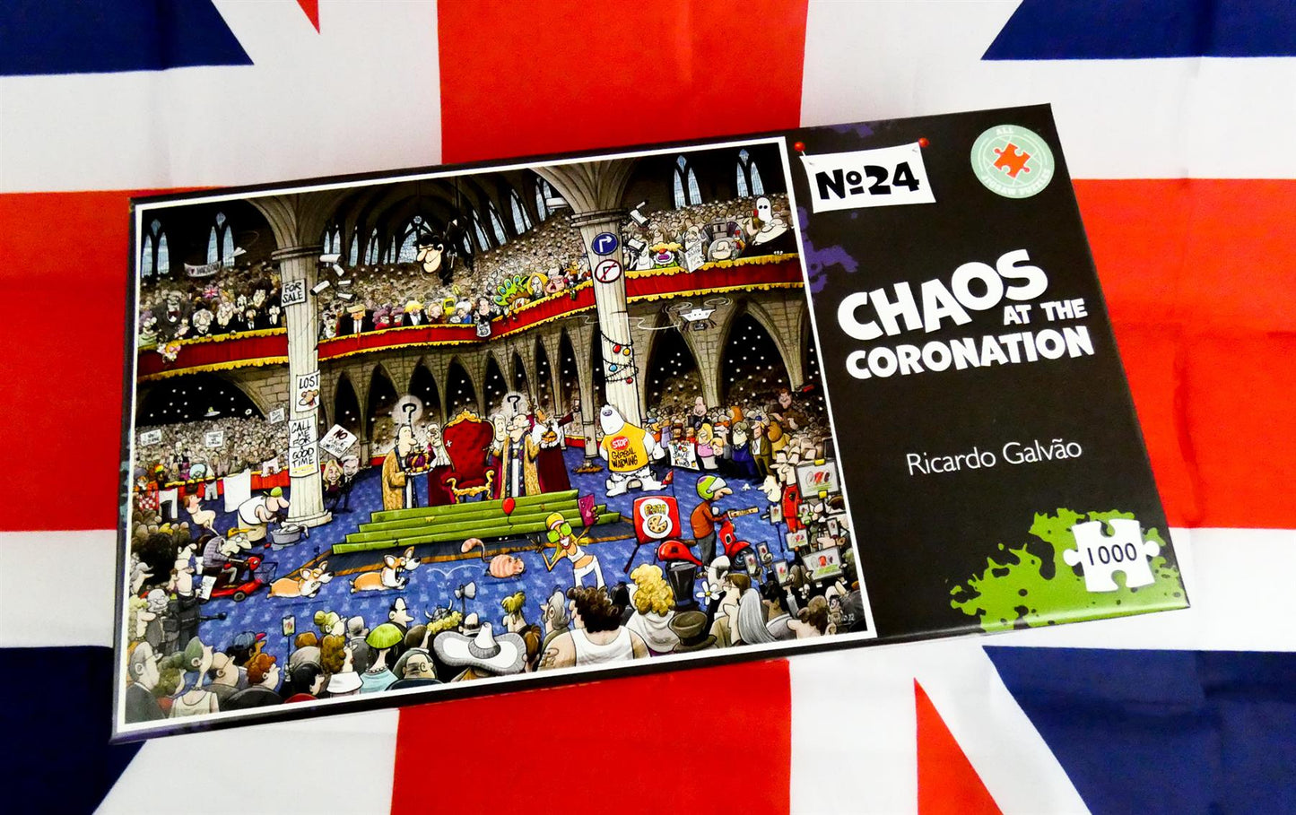 Chaos at the Coronation 1000 Piece Jigsaw Puzzle