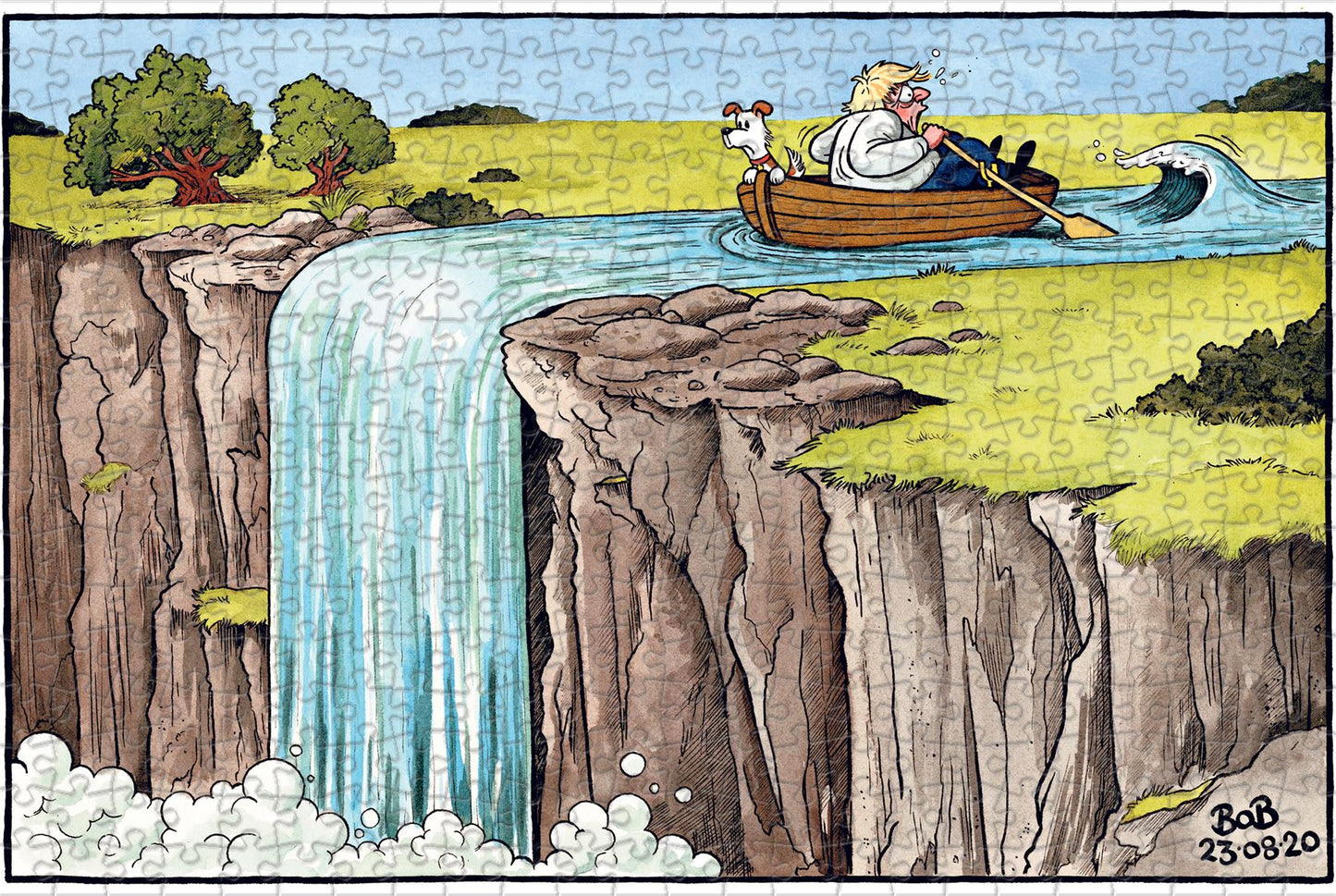 Telegraph Political Cartoons 400 Piece Jigsaw Puzzle 25