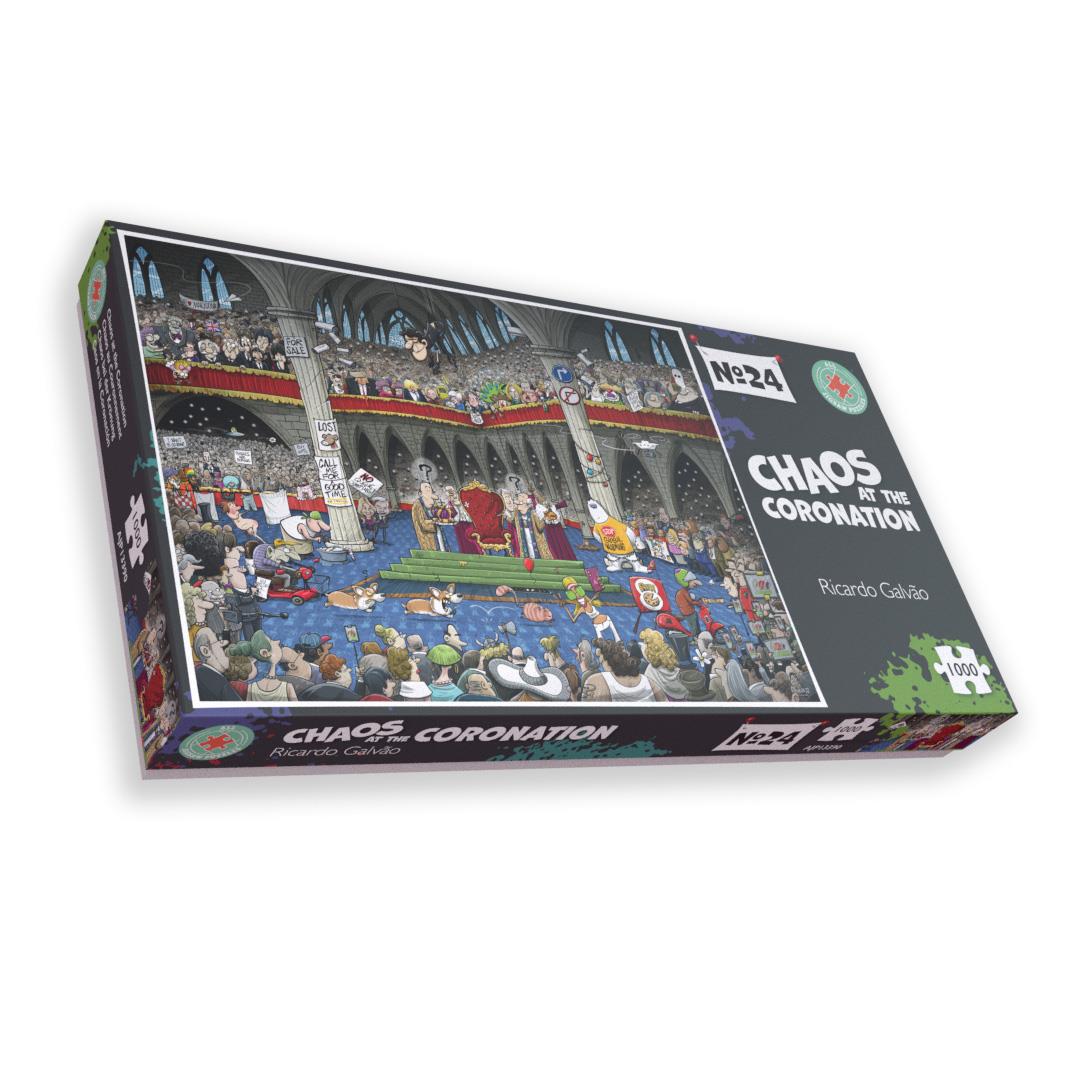 Chaos at the Coronation 1000 Piece Jigsaw Puzzle