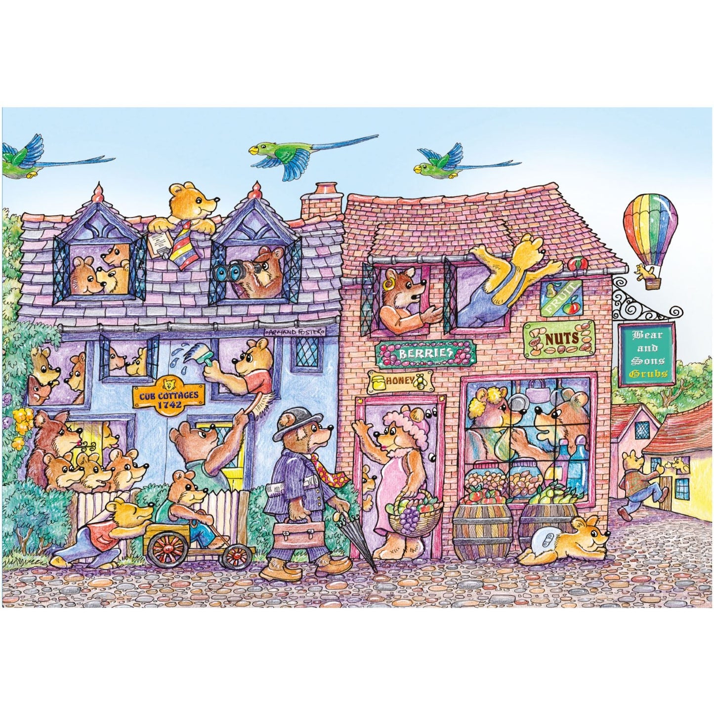 Bear Street - Armand Foster 3 x 24 Piece Kids Jigsaw Puzzle 3