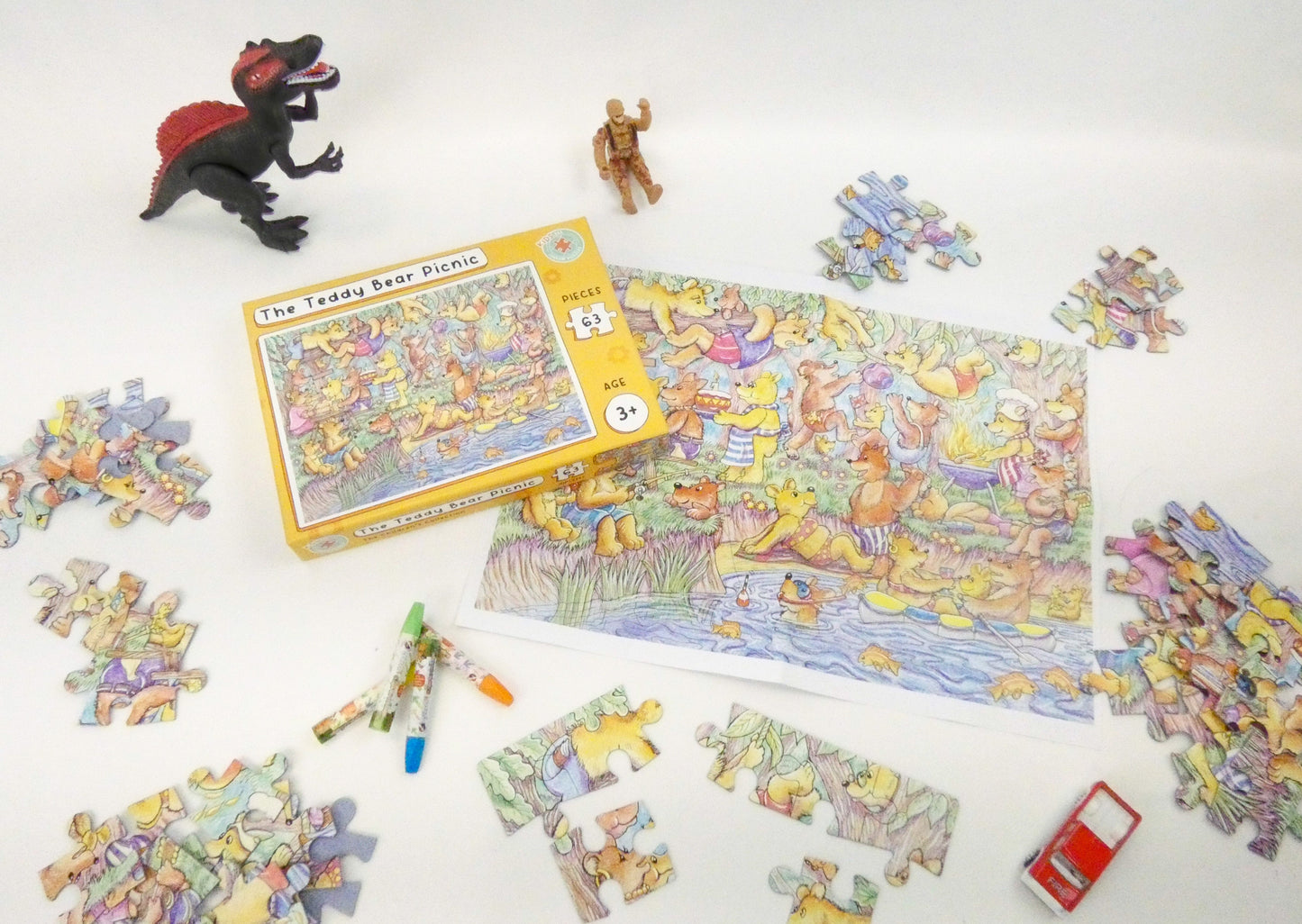 The Teddy Bear Picnic- Armand Foster 63 Piece Kids Jigsaw Puzzle