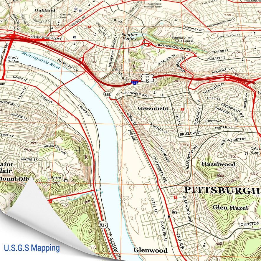 We First Met Here - Hometown USA Map Puzzle