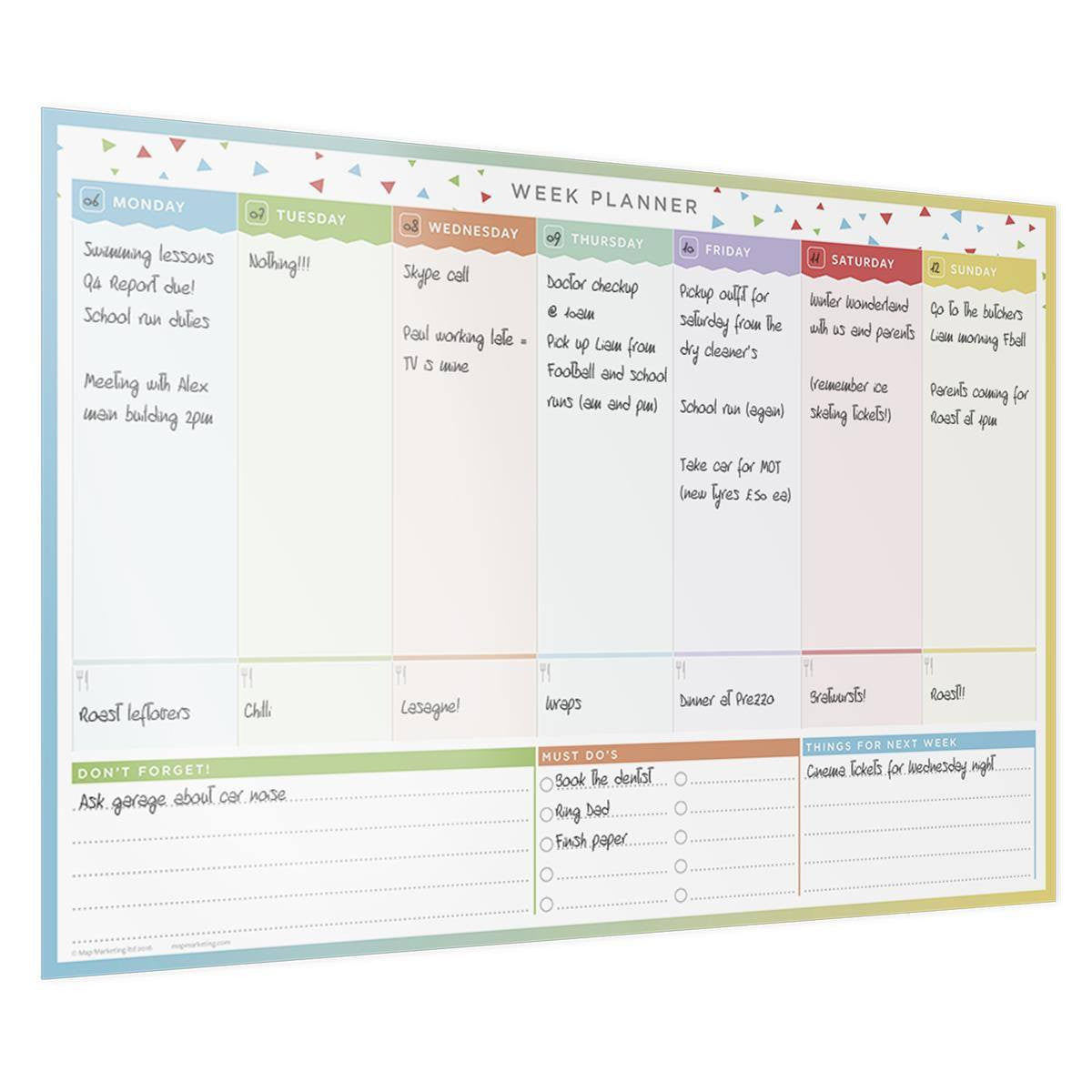 Wall Planner - Weekly Laminated Wall Planner