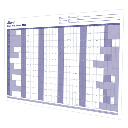 PRE-ORDER GIANT 2026 YEARLY WALL PLANNER - MARK IT