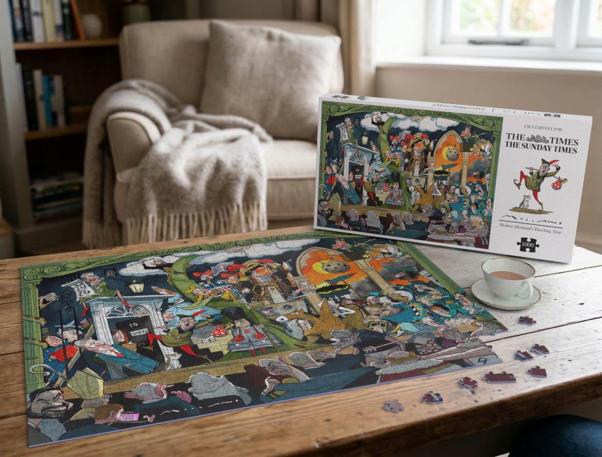 The Times 'Morten Morland's Puzzling Year 2026' 1000 Piece Jigsaw Puzzle