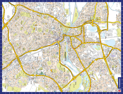 A to Z Map of  Peterborough 1000 Piece Jigsaw