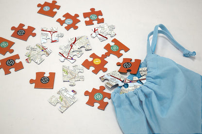 Hometown! - A Personalized Map Puzzle Game - US