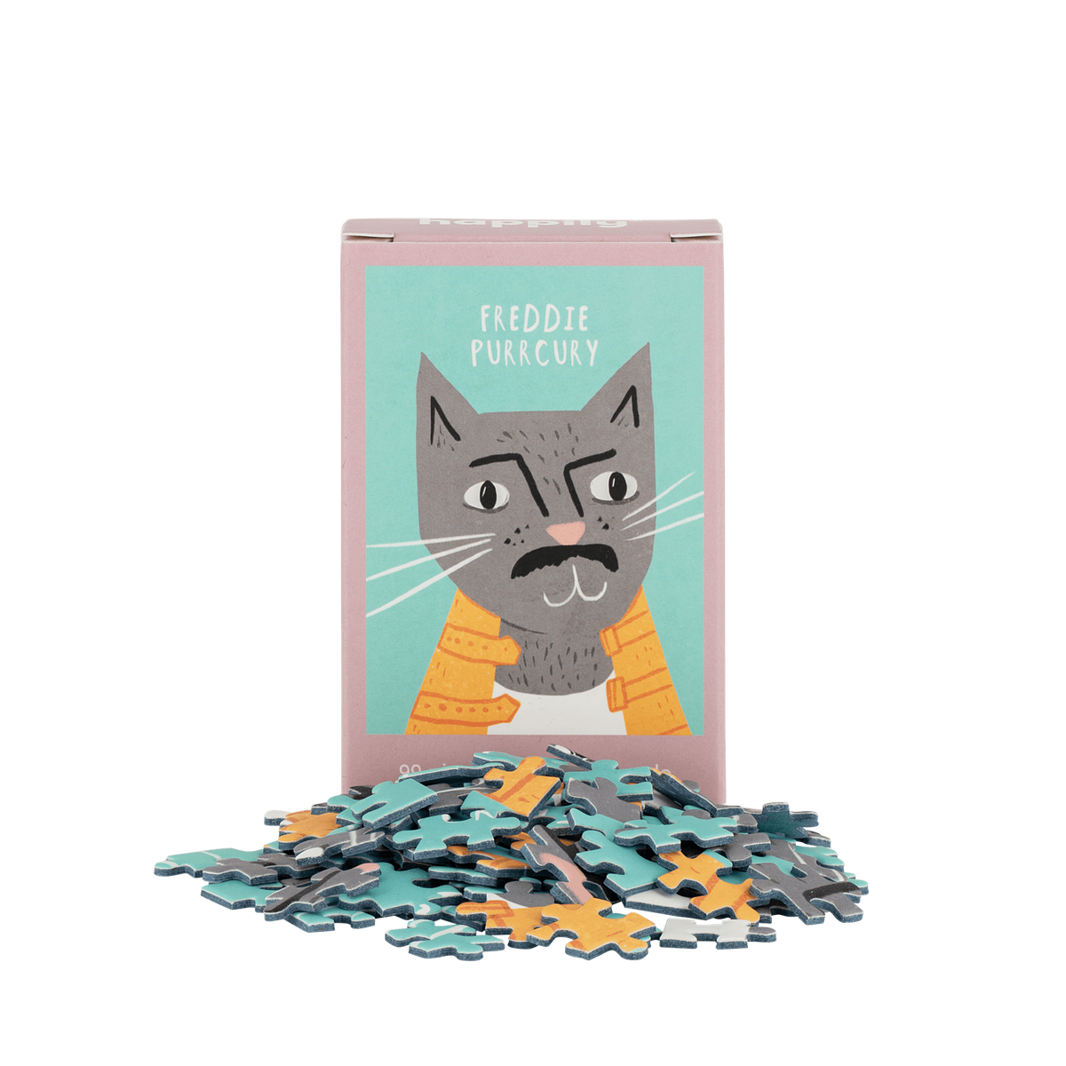 Freddie Purrcury 99 Piece Mini Jigsaw Puzzle